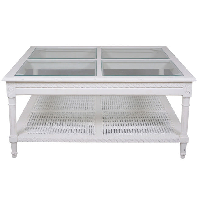 Polo Square Coffee Table White Flat Packed Image 1 - uhdd_48151