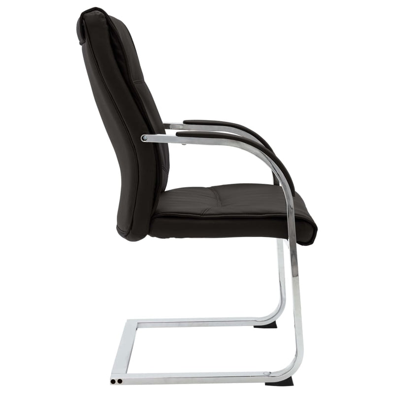 Cantilever_Office_Chair_Black_Faux_Leather_IMAGE_3_EAN:8719883892719
