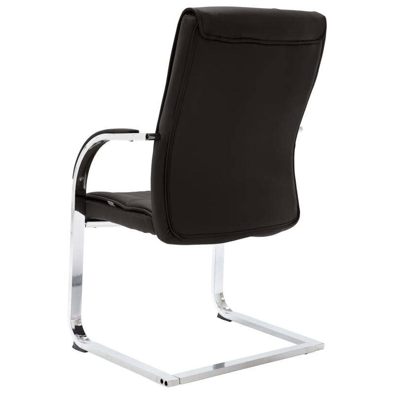 Cantilever_Office_Chair_Black_Faux_Leather_IMAGE_4_EAN:8719883892719