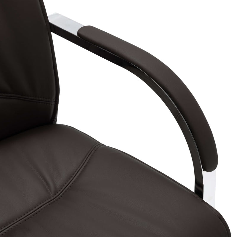 Cantilever_Office_Chair_Black_Faux_Leather_IMAGE_5_EAN:8719883892719