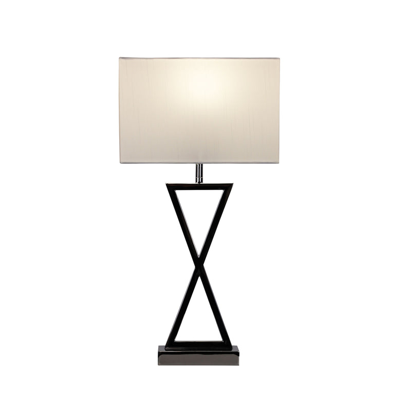 Stylish Bedside Lamp with Polyester Shade Image 9 - uhol_ol93805ch