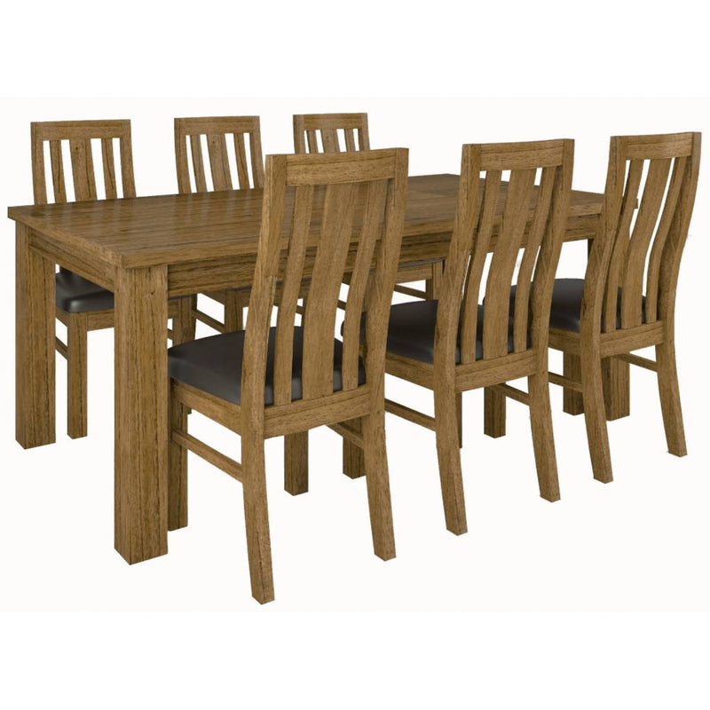 Florence_7Pc_Dining_Set_190Cm_Table_6_Pu_Seat_Chair_Solid_Mt_Ash_Wood_Brown_IMAGE_1