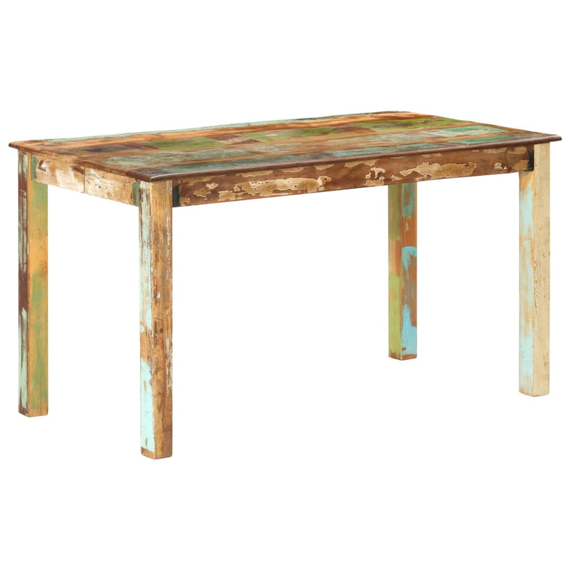 Dining Table Solid Reclaimed Wood 140x70x76 cm
