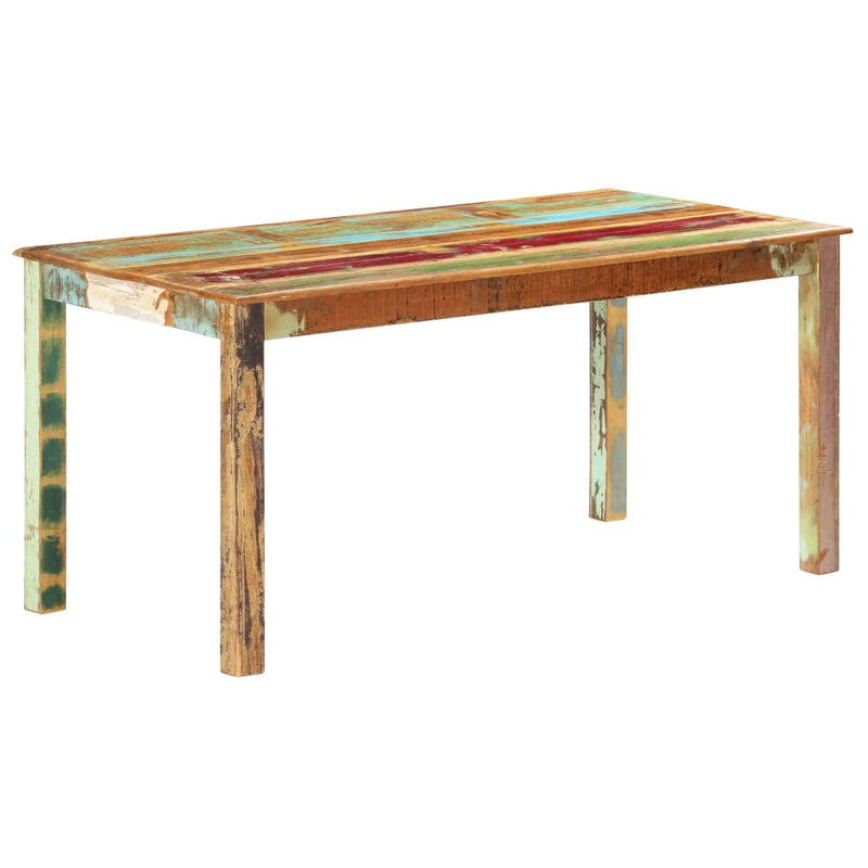 Dining Table Solid Reclaimed Wood 160x80x76 cm