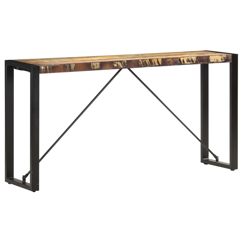 Console Table 150x35x76 cm Solid Reclaimed Wood