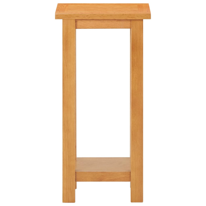 Side Table 27x24x55 cm Solid Oak Wood