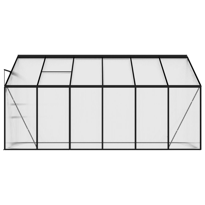 Greenhouse Anthracite Aluminium 7.44 m³