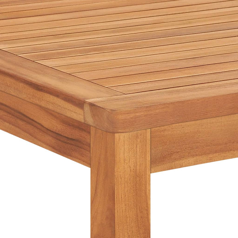 Garden Dining Table 180x90x77 cm Solid Teak Wood