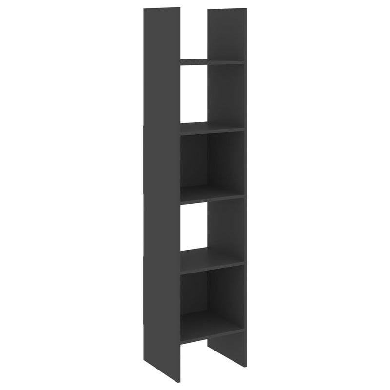 Book Cabinet Grey 40x35x180 cm Engineered Wood