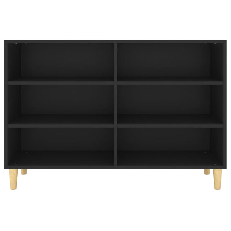 Sideboard Black 103.5x35x70 cm Engineered Wood