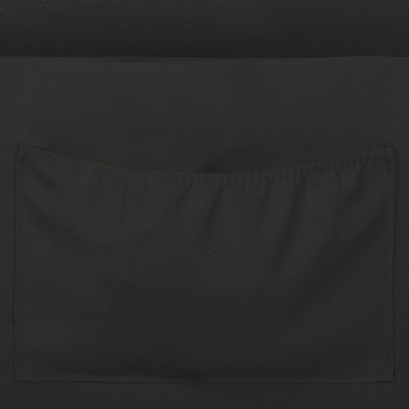 Reclining Chair Black Fabric