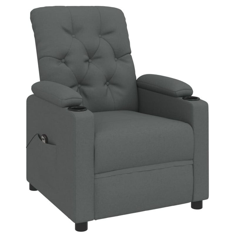 Stand up Chair Dark Grey Fabric