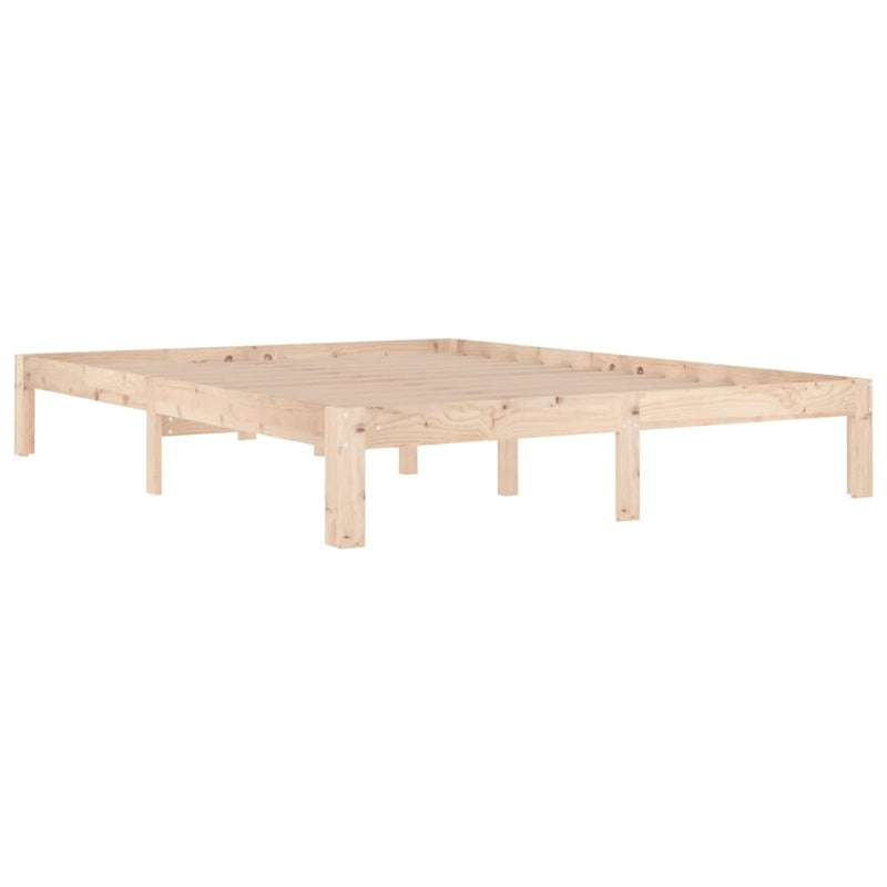 Bed Frame Solid Wood 150x200 cm
