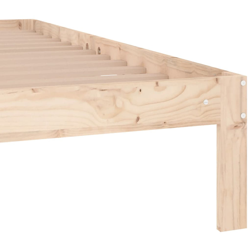 Bed Frame Solid Wood 150x200 cm