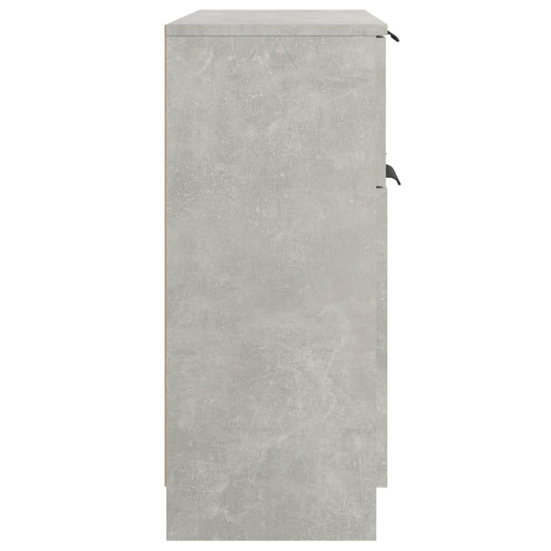 Sideboard Concrete Grey 60x30x70 cm Engineered Wood