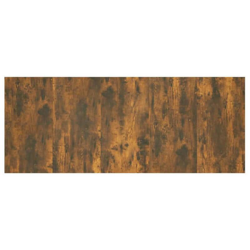 Bed Headboard Smoked Oak 200x1.5x80 cm Engineered Wood