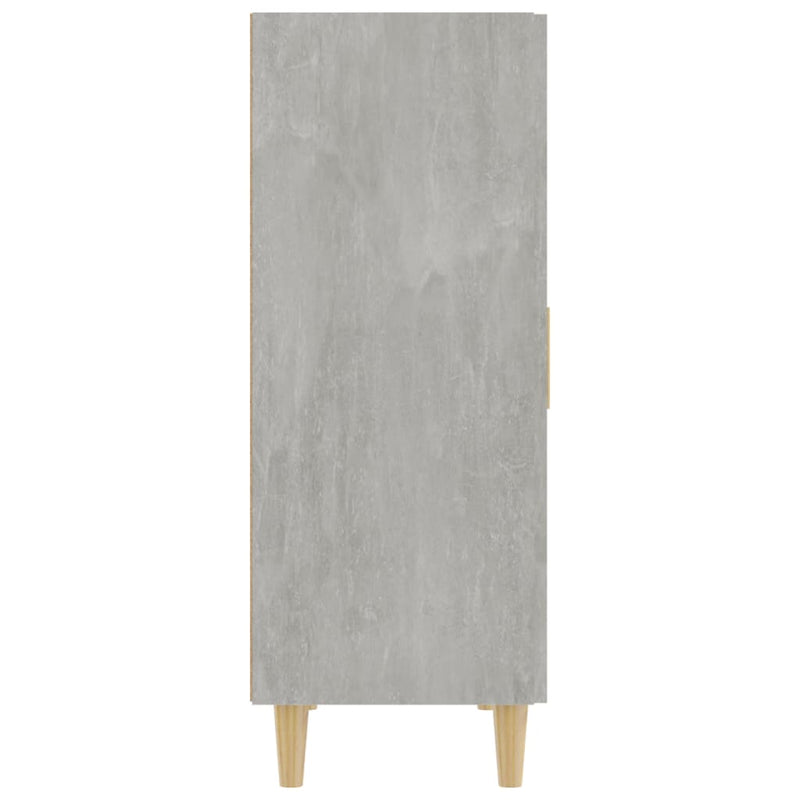 Sideboard Concrete Grey 70x34x90 cm Engineered Wood