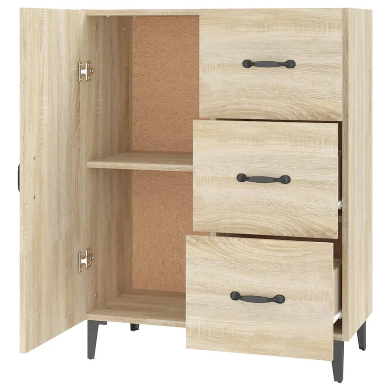 Sideboard Sonoma Oak 69.5x34x90 cm Engineered Wood
