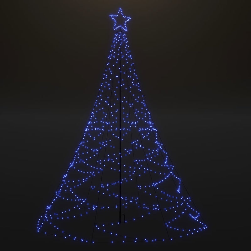Christmas Tree with Spike Blue 3000 LEDs 800 cm