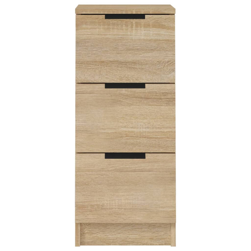 Sideboards 2 pcs Sonoma Oak 30x30x70 cm Engineered Wood