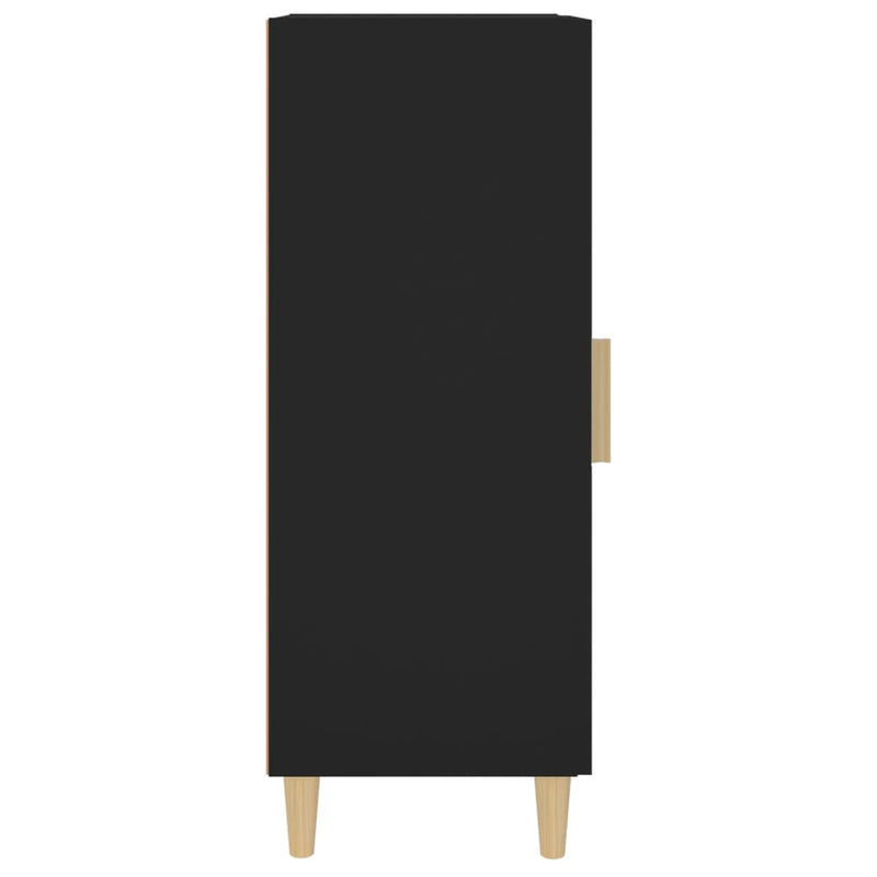 Sideboard Black 34.5x34x90 cm Engineered Wood