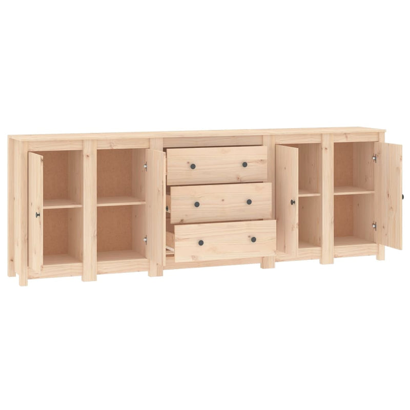 Sideboard 230x35x80 cm Solid Wood Pine