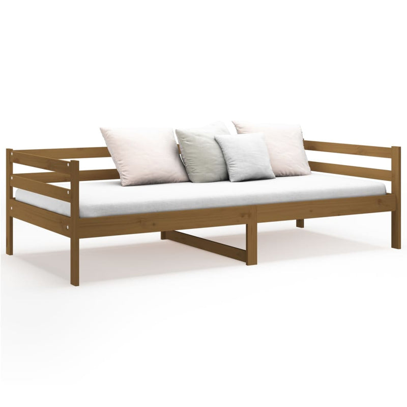 Day Bed Honey Brown 92x187 cm Single Size Solid Wood Pine