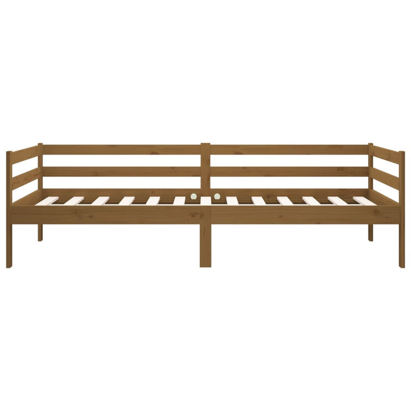 Day Bed Honey Brown 92x187 cm Single Size Solid Wood Pine