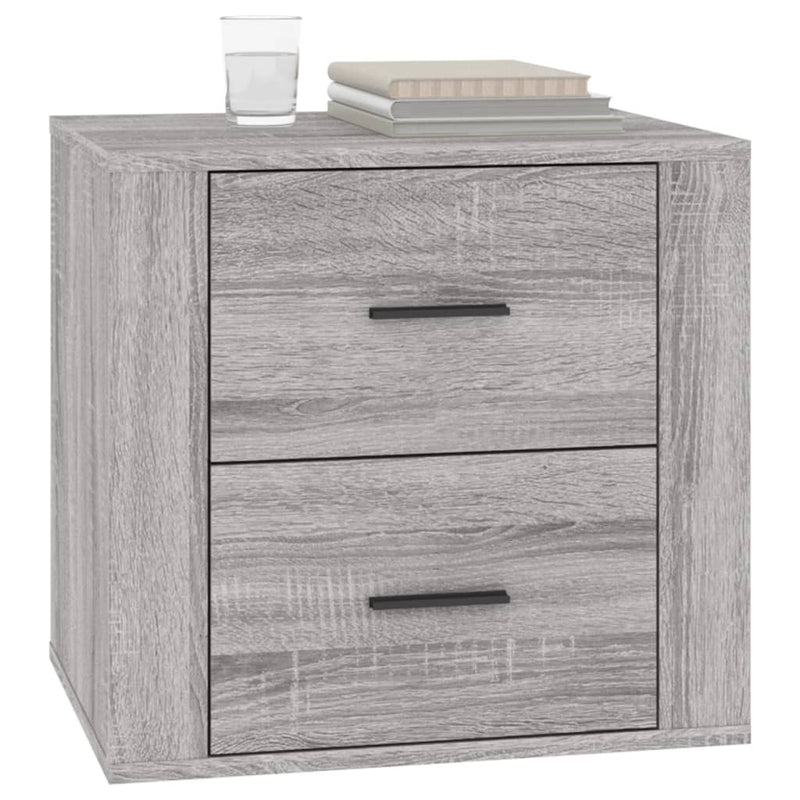 Bedside Cabinet Grey Sonoma 50x39x47 cm