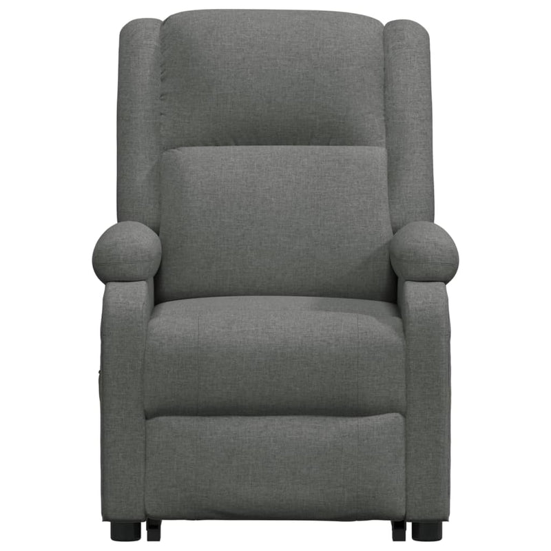 Stand up Massage Chair Dark Grey Fabric