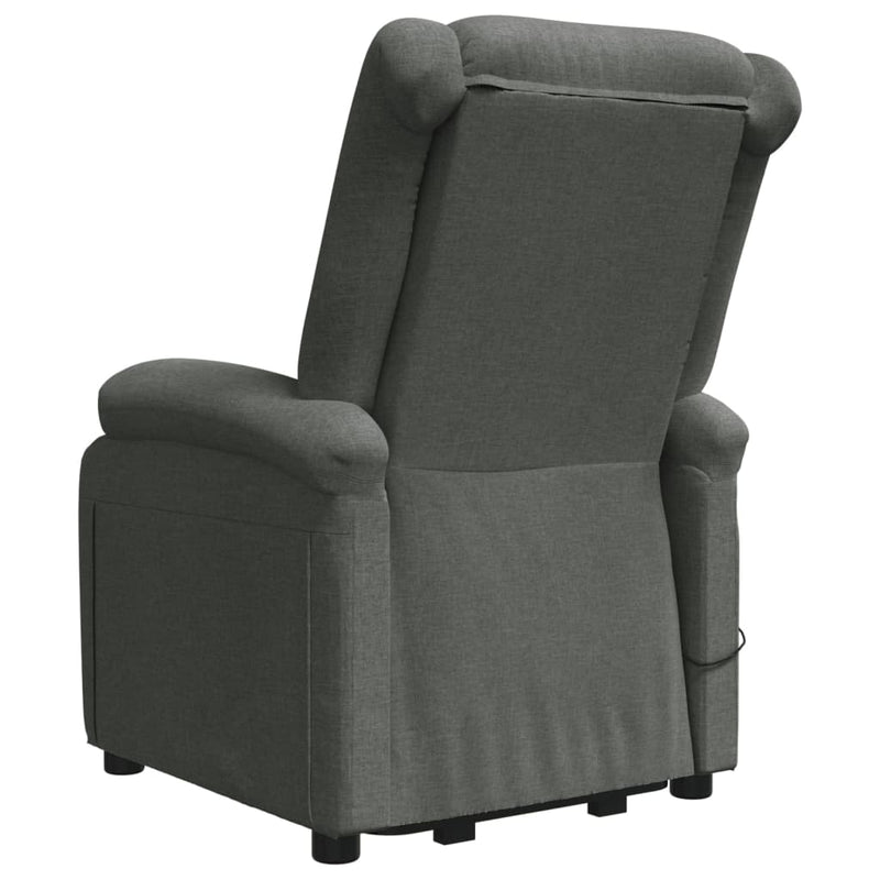 Stand up Massage Chair Dark Grey Fabric