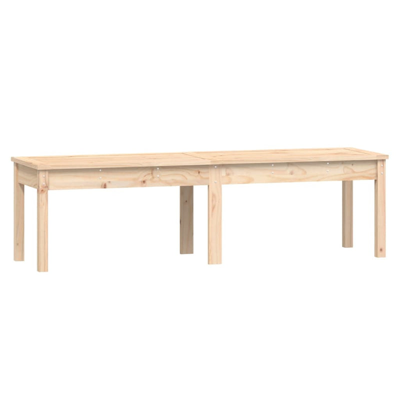 2-Seater Garden Bench 159.5x44x45 cm Solid Wood Pine