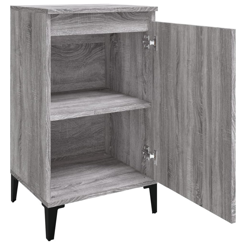 Bedside Cabinets 2 pcs Grey Sonoma 40x35x70 cm Engineered Wood