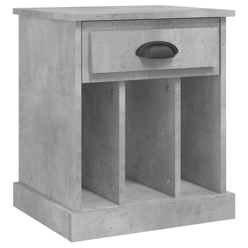 Bedside Cabinets 2 pcs Concrete Grey 43x36x50 cm