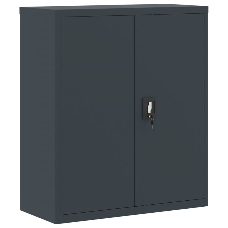 File Cabinet Anthracite 90x40x105 cm Steel