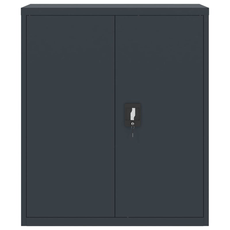 File Cabinet Anthracite 90x40x105 cm Steel