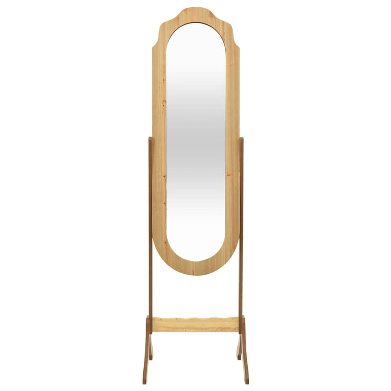 Free Standing Mirror 45.5x47.5x160 cm Engineered Wood