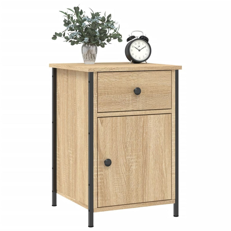 Bedside Cabinets 2 pcs Sonoma Oak 40x42x60 cm Engineered Wood