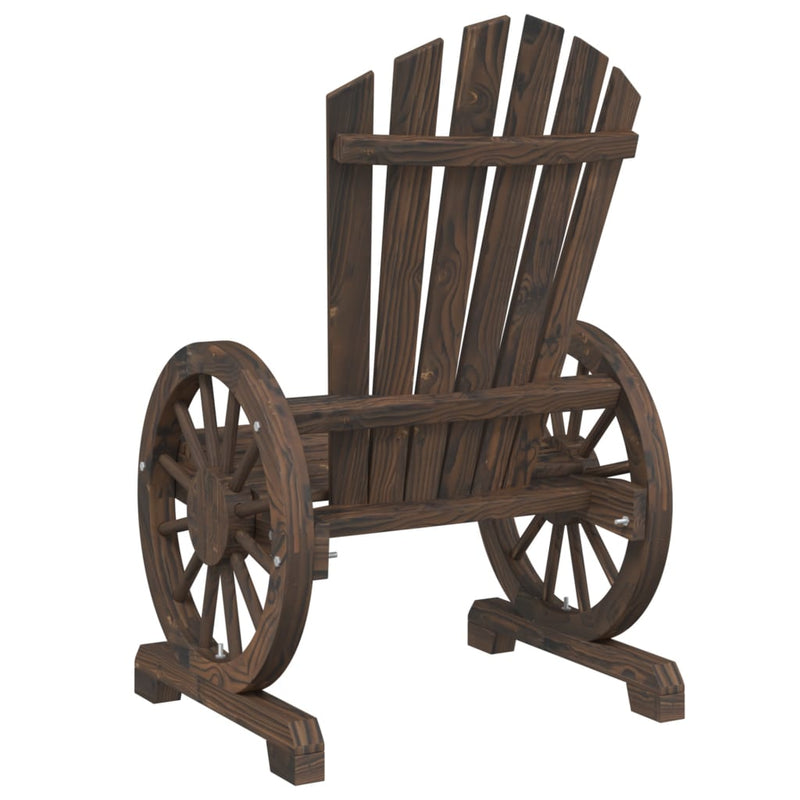 Garden Adirondack Chairs 4 pcs Solid Wood Fir