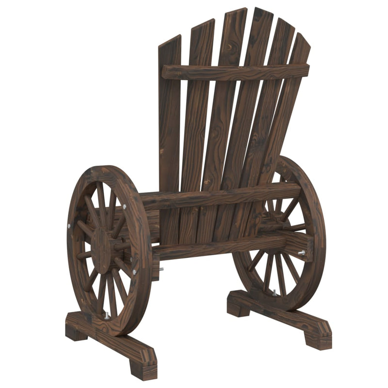 Garden Adirondack Chair Solid Wood Fir