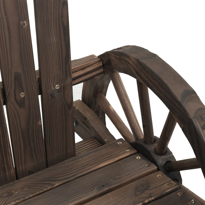 Garden Adirondack Chair Solid Wood Fir