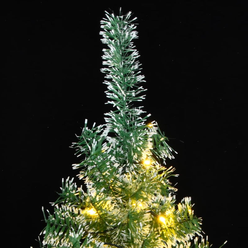Artificial Christmas Tree 300 LEDs & Flocked Snow 210 cm