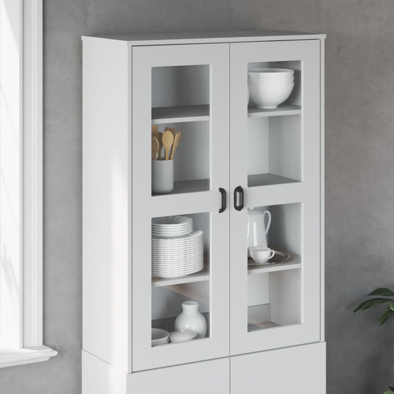 Top for Highboard VIKEN White Solid Wood Pine