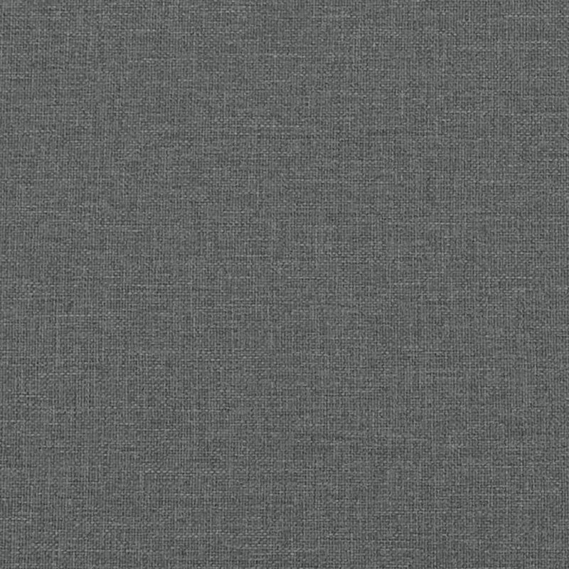 Bed Frame with Headboard Dark Grey 137x190 cm Fabric