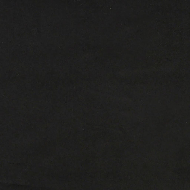 Bed Frame with Headboard Black 152x203 cm Velvet