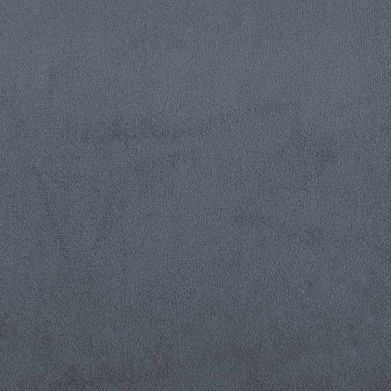 Footstool Dark Grey 77x55x31 cm Velvet