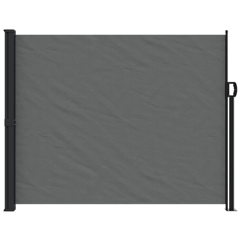 Retractable Side Awning Anthracite 160x300 cm