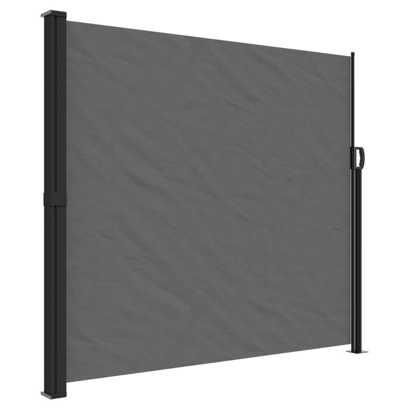 Retractable Side Awning Anthracite 180x300 cm