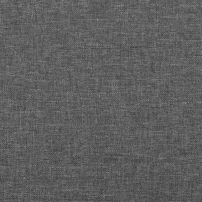 Box Spring Bed with Mattress Dark Grey 153x203 cm Queen Size Fabric