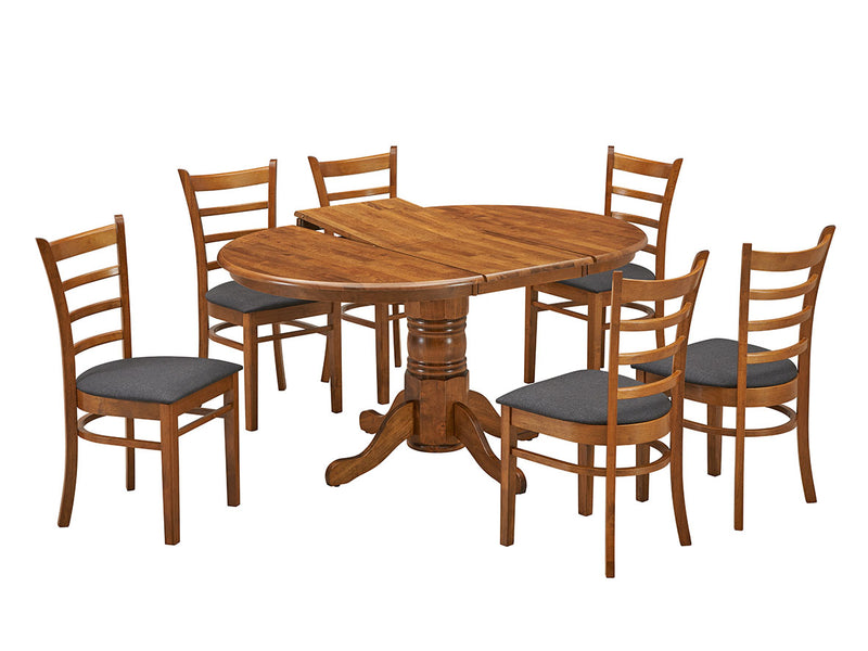 Livingstone_Extension_Round_Dining_Set_with_Chairs_7_Piece_Walnut_/_Fabric_Seats_IMAGE_1